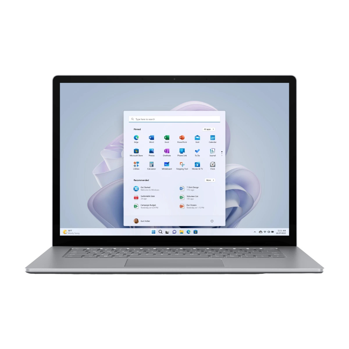 Microsoft Surface Laptop 5 13.5" Touch i5 12th 16GB 256GB W11P Platinum |Som ny|