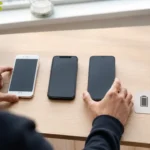 Tre generationer av begagnade iPhones jämförs efter batteri, skick och trygghet