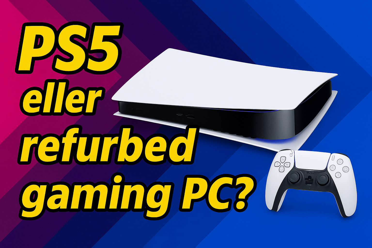 Refurbished Playstation 5 – En smartare väg till spelglädje?