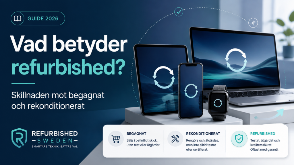 Vad betyder refurbished?