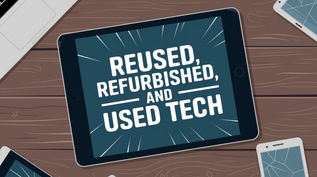 Vad är skillnaden mellan refurbished, rekonditionerad, begagnad och återanvänd teknik?