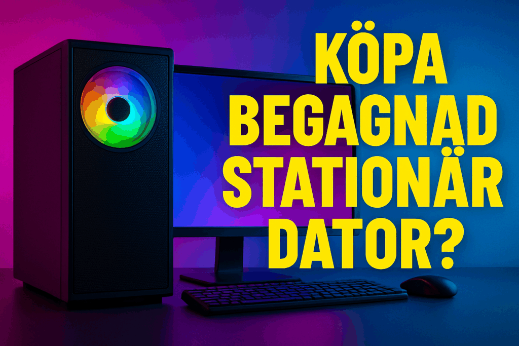 Begagnad stationär dator 2025 – Så gör du ett smartare teknikval