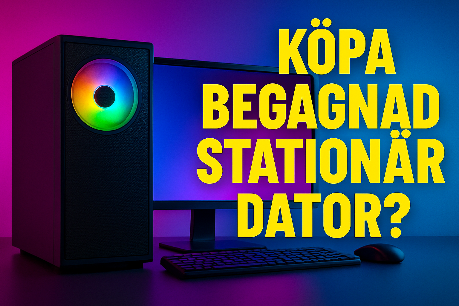 Begagnad stationär dator 2025 – Så gör du ett smartare teknikval