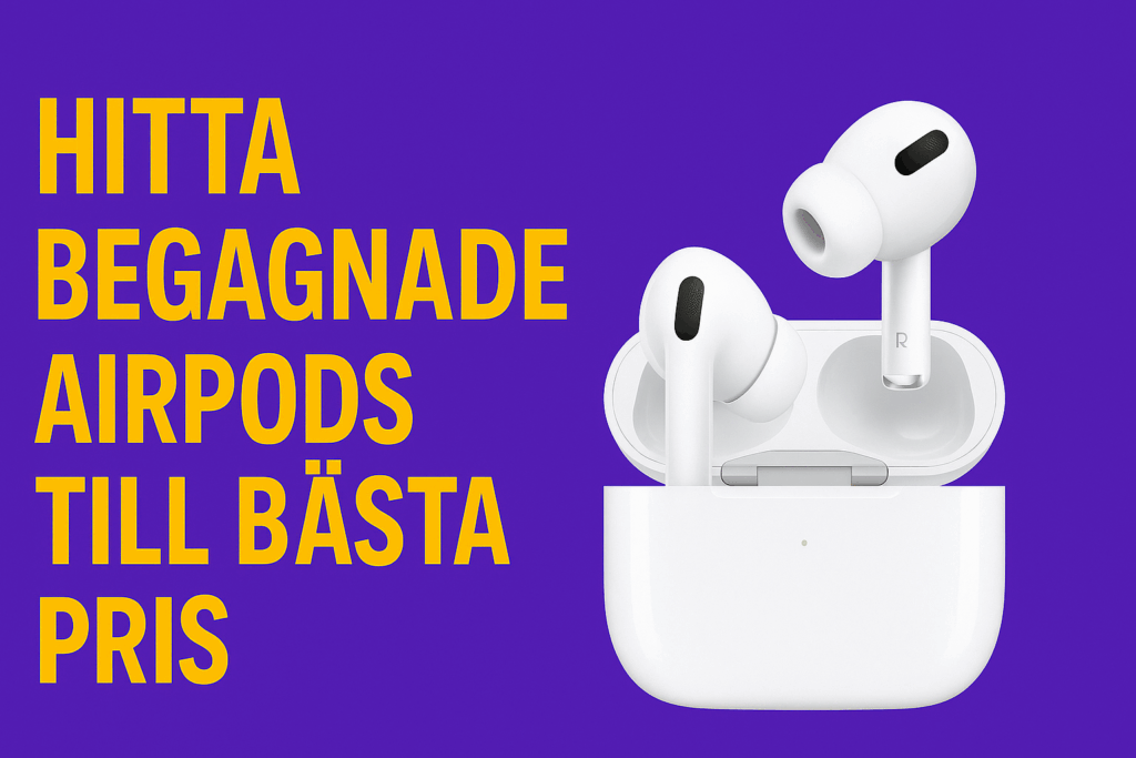 Hitta begagnade Airpods till bästa pris