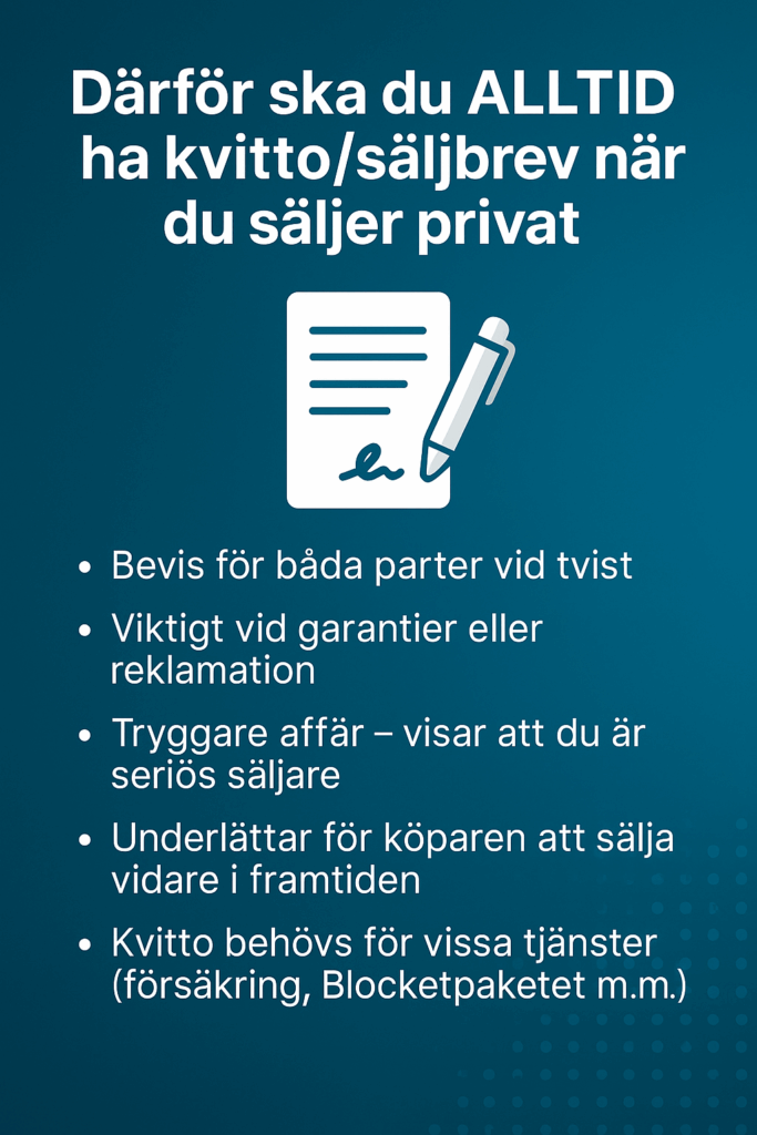 Därför ska du alltid ha kvitto vid sälj eller köp av begagnad teknik