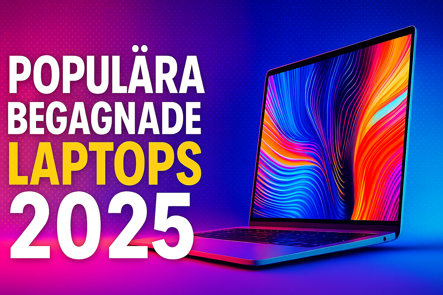 Populära begagnade laptops 2025