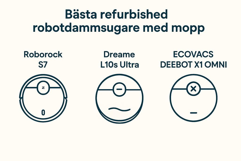 Bästa robotdammsugarna med mopp
