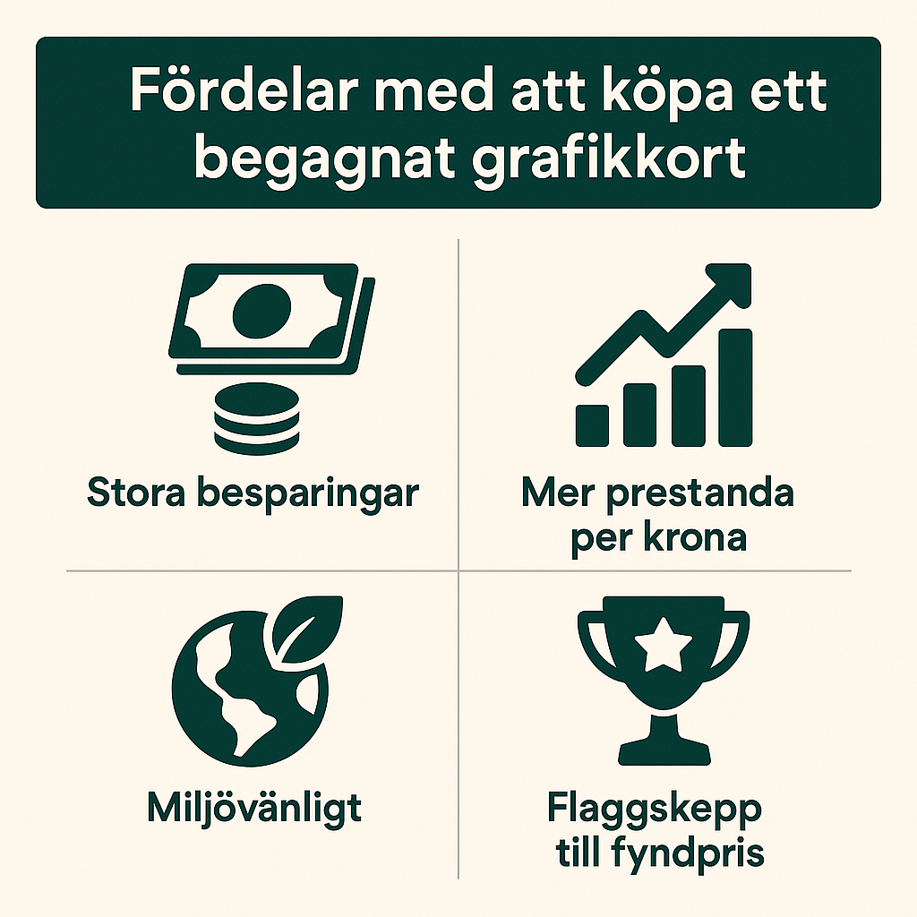 Fördelar med att köpa ett begagnat grafikkort