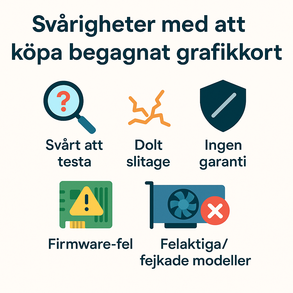 Svårigheter med att köpa ett begagnat grafikkort