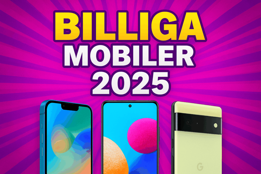 Billiga mobiler 2025 – Spara pengar med begagnade & refurbished telefoner