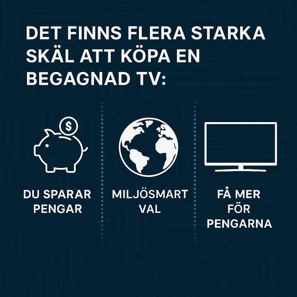 Skäl till att köpa en begagnad TV