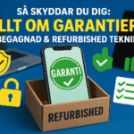 Allt om garantier för refurbished och begagnad teknik