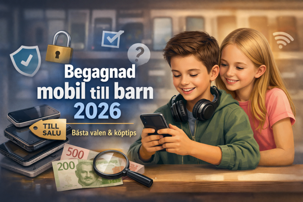 Begagnad mobil till barn 2026