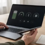 Begagnad MacBook Air M1 kontrolleras för batteri, tangentbord, portar och skick